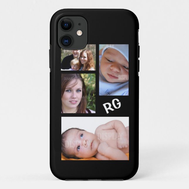 Capa Para iPhone Da Case-Mate Colagem de Fotos Personalizada Personalizável (Verso)