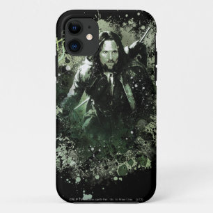 Capa Para iPhone Da Case-Mate Colagem esverdeado do vetor de Aragorn