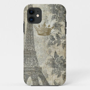 Capa Para iPhone Da Case-Mate Colagem parisiense cinzenta