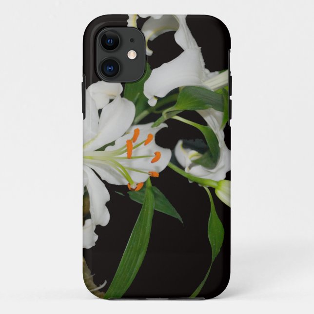 Capa Para iPhone Da Case-Mate Coleção Artística de Lírios-1 (Verso)