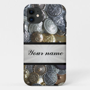 Capa Para iPhone Da Case-Mate Coleção de Botões Metálicos