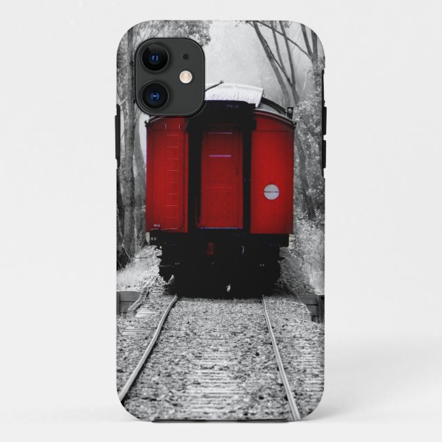 Capa Para iPhone Da Case-Mate Comboio A Velho Vapor Vermelho (Verso)