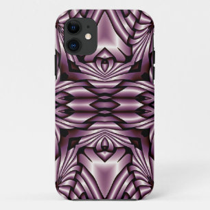 Capa Para iPhone Da Case-Mate Composição Fractal - Vermelho metálico caleidoscóp