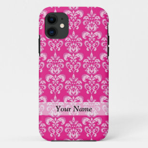 Capa Para iPhone Da Case-Mate Cor damasco do rosa quente