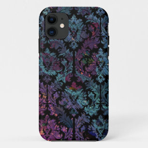 Capa Para iPhone Da Case-Mate Cor damasco roxa e azul