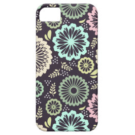Capa Para iPhone Da Case-Mate Cor-de-rosa macio e flor de cereais Vintage Botani
