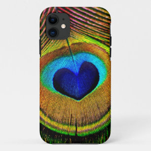 Capa Para iPhone Da Case-Mate Coração azul e Dourado do pássaro elegante da p