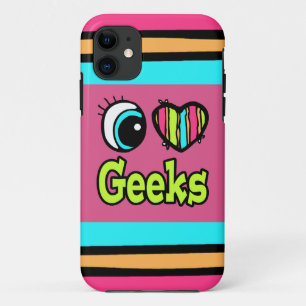 Capa Para iPhone Da Case-Mate Coração Olho Brilhante Eu Adoro Geeks