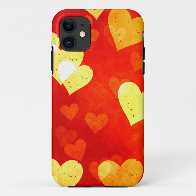 Capa Para iPhone Da Case-Mate Corações de Grunge (Verso)
