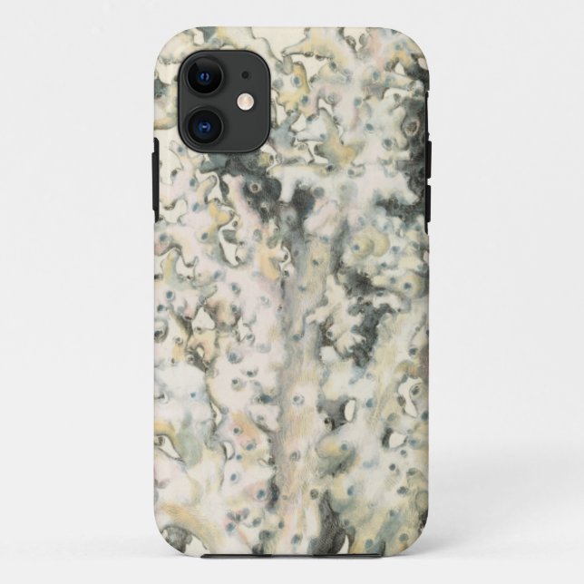 Capa Para iPhone Da Case-Mate Coral de Aquarela Antiquada (Verso)