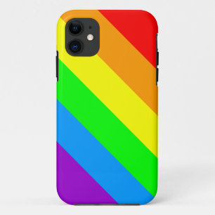 Capa Para iPhone Da Case-Mate Corey Tiger Anos 80 Neon Listras Arco-Íris Orgulho