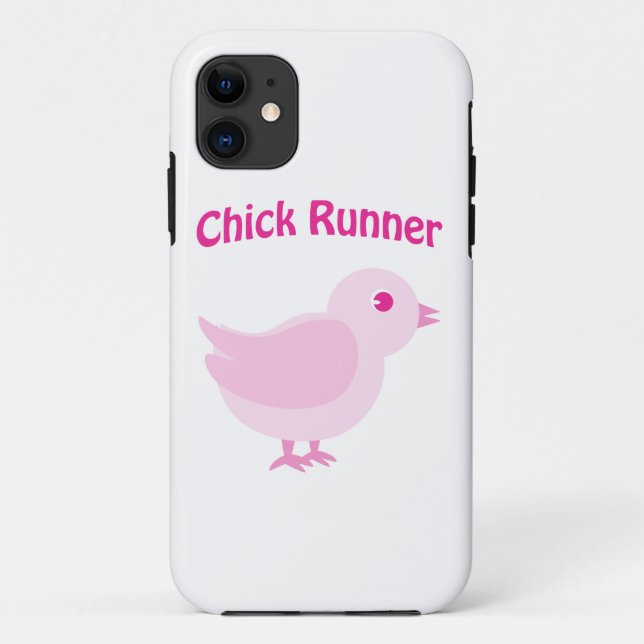 Capa Para iPhone Da Case-Mate Corredora de Frango Rosa (Verso)