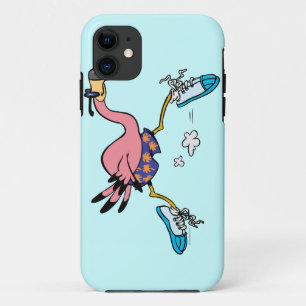 Capa Para iPhone Da Case-Mate corrida fofo bobo correndo flamingo