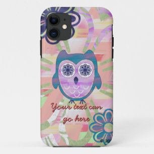Capa Para iPhone Da Case-Mate Coruja Floral Colorida