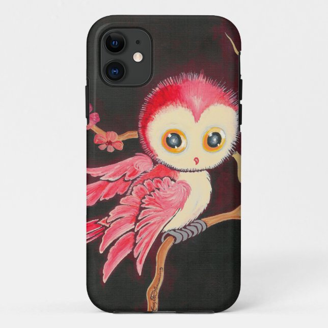 Capa Para iPhone Da Case-Mate Coruja vermelha doce (Verso)