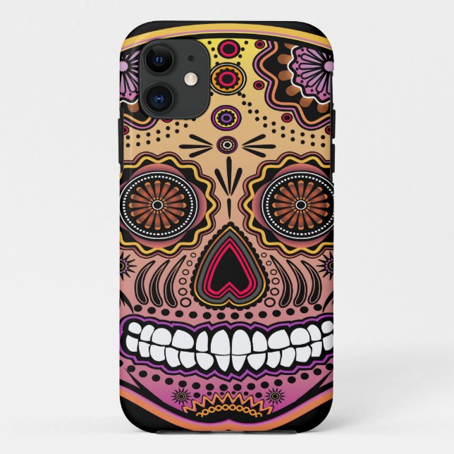 Capa Para iPhone Da Case-Mate crânio (Verso)
