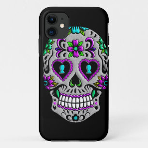Capa Para iPhone Da Case-Mate Crânio De Açúcar Colorido Retroativo