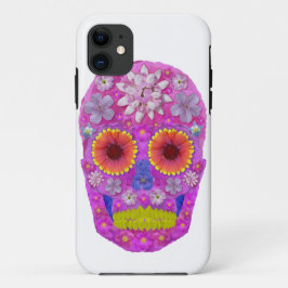 Capa Para iPhone Da Case-Mate Crânio de Flor 2