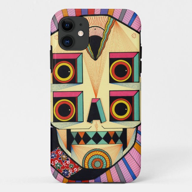 Capa Para iPhone Da Case-Mate crânio do rbot (Verso)