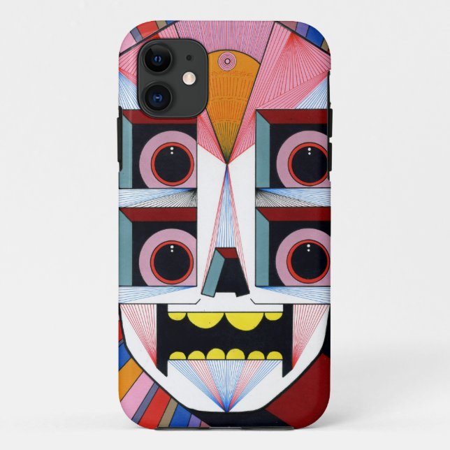Capa Para iPhone Da Case-Mate crânio do robô (Verso)