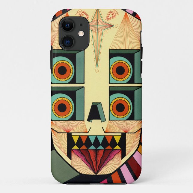 Capa Para iPhone Da Case-Mate crânio do robô (Verso)