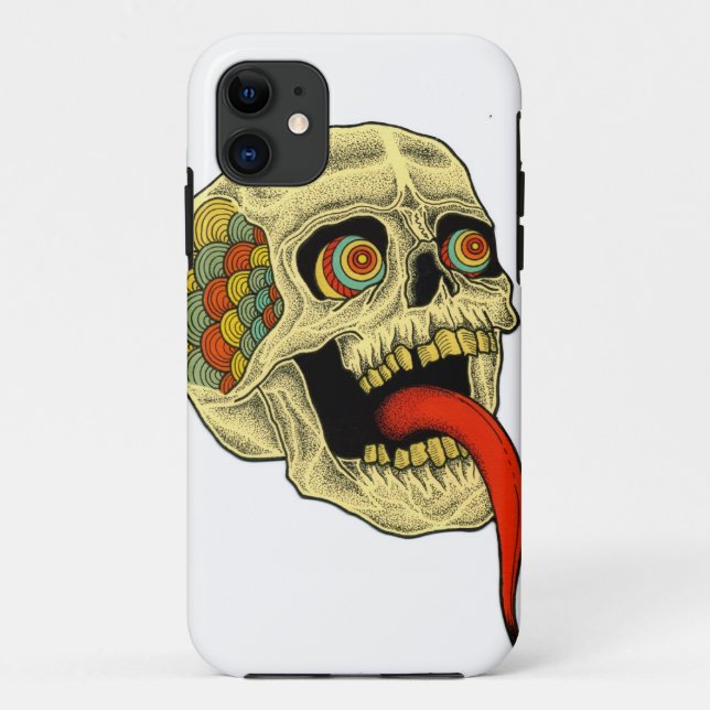 Capa Para iPhone Da Case-Mate crânio do tonue (Verso)
