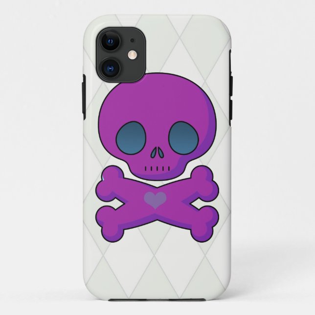Capa Para iPhone Da Case-Mate Crânio e ossos cruzados (Verso)