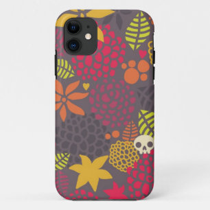 Capa Para iPhone Da Case-Mate Crânios e flores