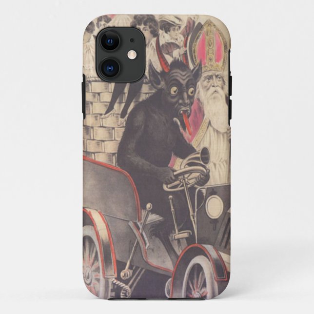 Capa Para iPhone Da Case-Mate Crianças de sequestro de Krampus e Padre (Verso)