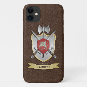 Capa Para iPhone Da Case-Mate Crista Brown da batalha de Sigil do dragão