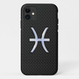 Capa Para iPhone Da Case-Mate Cromo como Peixes Zodiac Sinal no Estilo de Pele P