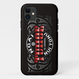Capa Para iPhone Da Case-Mate Cromo do vermelho de Moko do Lifer de Tuhoe