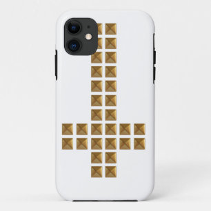 Capa Para iPhone Da Case-Mate Cruz invertida enchida ouro