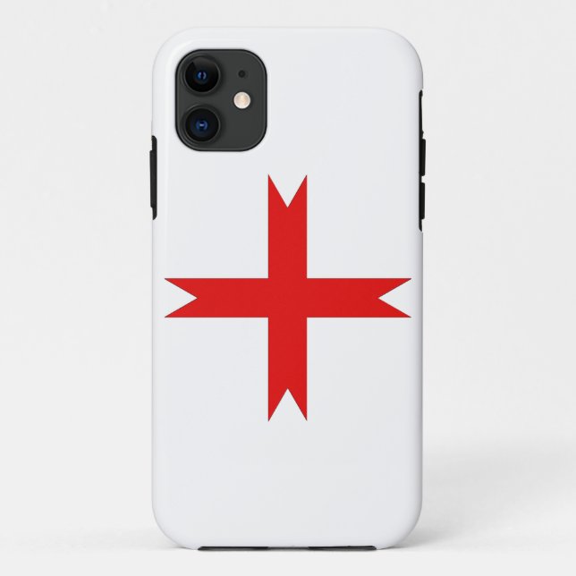 Capa Para iPhone Da Case-Mate Cruz Medieval dos Cavaleiros Templários (Verso)