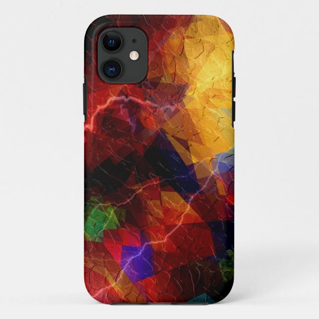 Capa Para iPhone Da Case-Mate Cubismo Abstrato arte | Padrão Geométrico Moderno  (Verso)