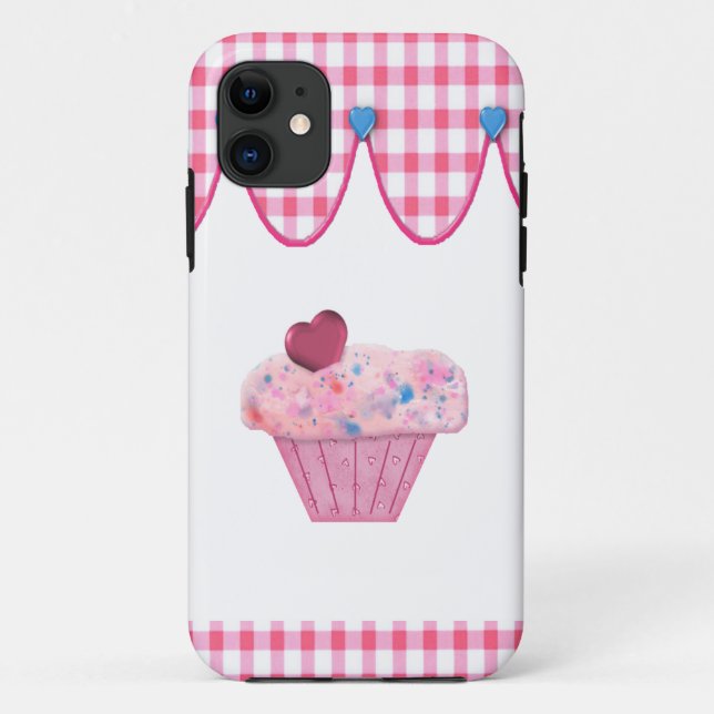 Capa Para iPhone Da Case-Mate Cupcake rosa (Verso)