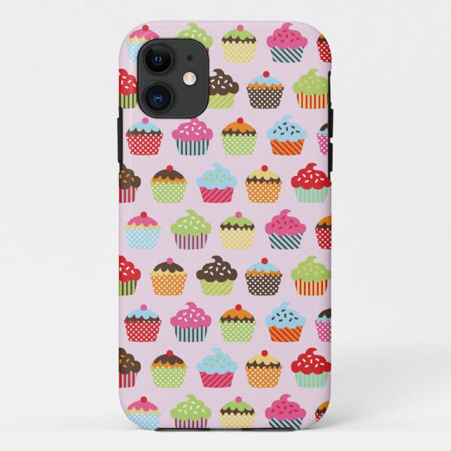 Capa Para iPhone Da Case-Mate Cupcakes Fofos (Verso)