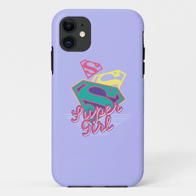 Capa Para iPhone Da Case-Mate Cursive de Supergirl (Verso)