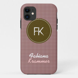 Capa Para iPhone Da Case-Mate custom name and initials