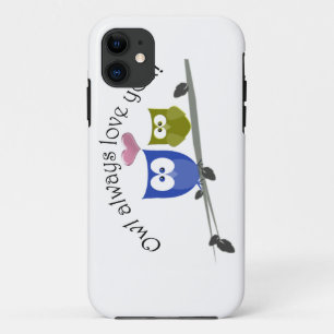 Capa Para iPhone Da Case-Mate Da coruja amor sempre você, arte bonito das