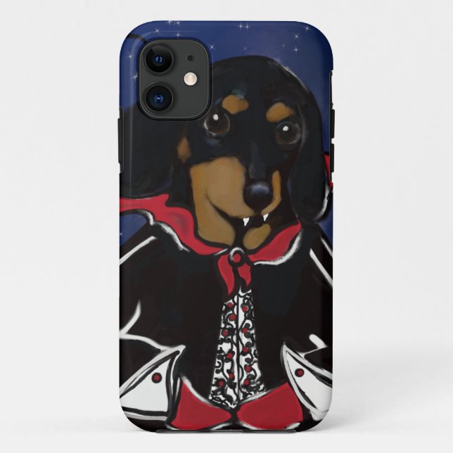 Capa Para iPhone Da Case-Mate Dachshund de Halloween (Verso)