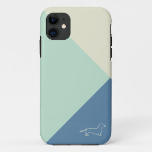 Capa Para iPhone Da Case-Mate dachshund geométrico mínimo