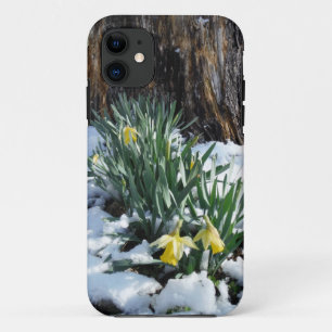 Capa Para iPhone Da Case-Mate Daffodilos amarelos na neve
