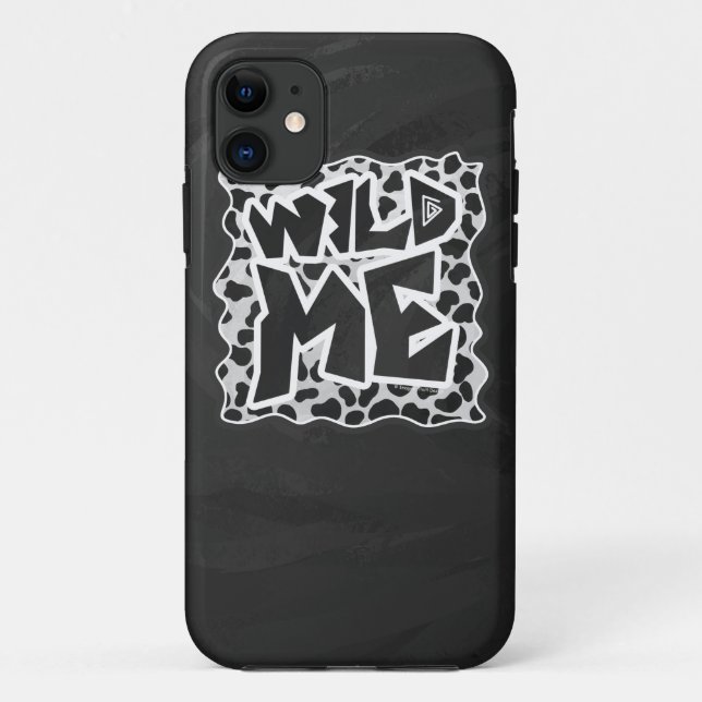 Capa Para iPhone Da Case-Mate Dalmácia Black and White com Wild Me (Verso)