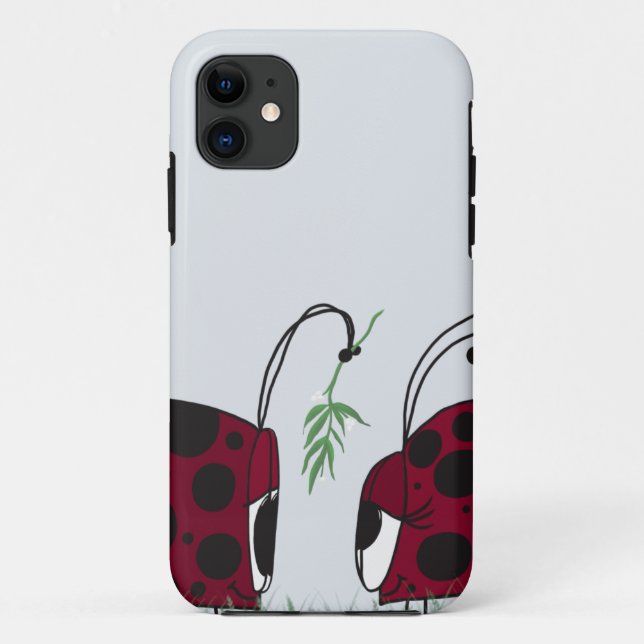 Capa Para iPhone Da Case-Mate Damybugs E Mistletoe Bonitos (Verso)