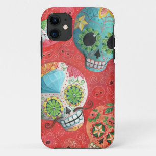 Capa Para iPhone Da Case-Mate De três dias dos crânios inoperantes