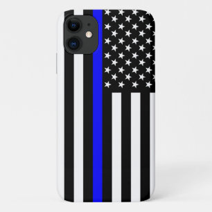 Capa Para iPhone Da Case-Mate Decoração da Bandeira Americana Thin Blue Line