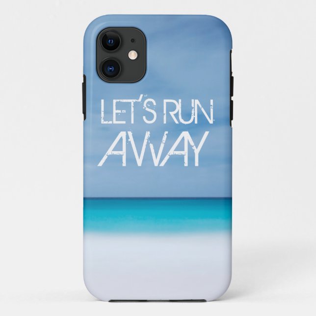 Capa Para iPhone Da Case-Mate Deixe-nos funcionar o viagem ausente das citações (Verso)