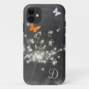 Capa Para iPhone Da Case-Mate Dente-de-leão de Lil + iPhone 5/5S do monograma d