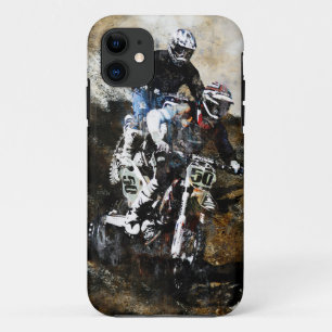 Capa Para iPhone Da Case-Mate "Desafio pilotos da Sujeira-Bicicleta do motocross
